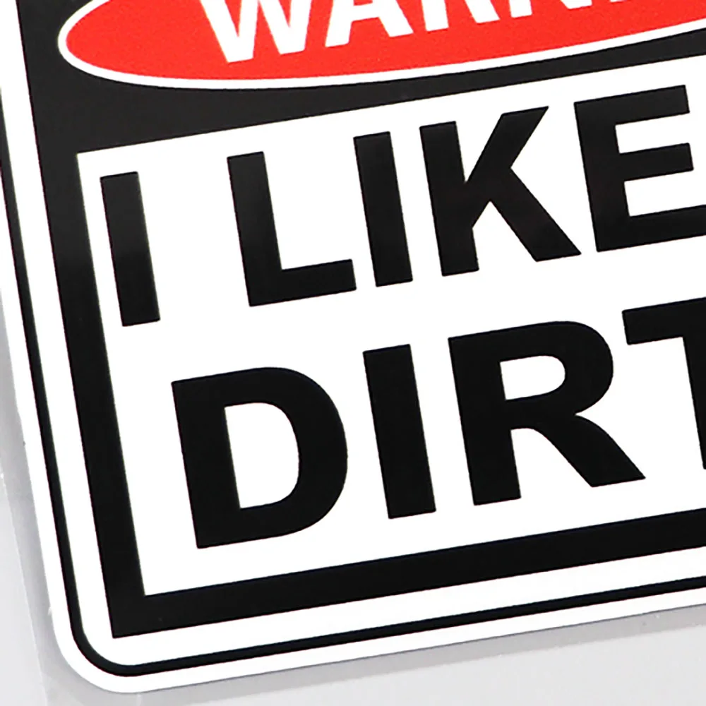 YJZT 13.3CM9.9CM Funny Warning I Like It Dirty Warning Decal PVC Car Sticker 12C-0077
YJZT 13.3CM9.9CM Funny Warning I Like It Dirty Warning Decal PVC Car Sticker 12C-0077