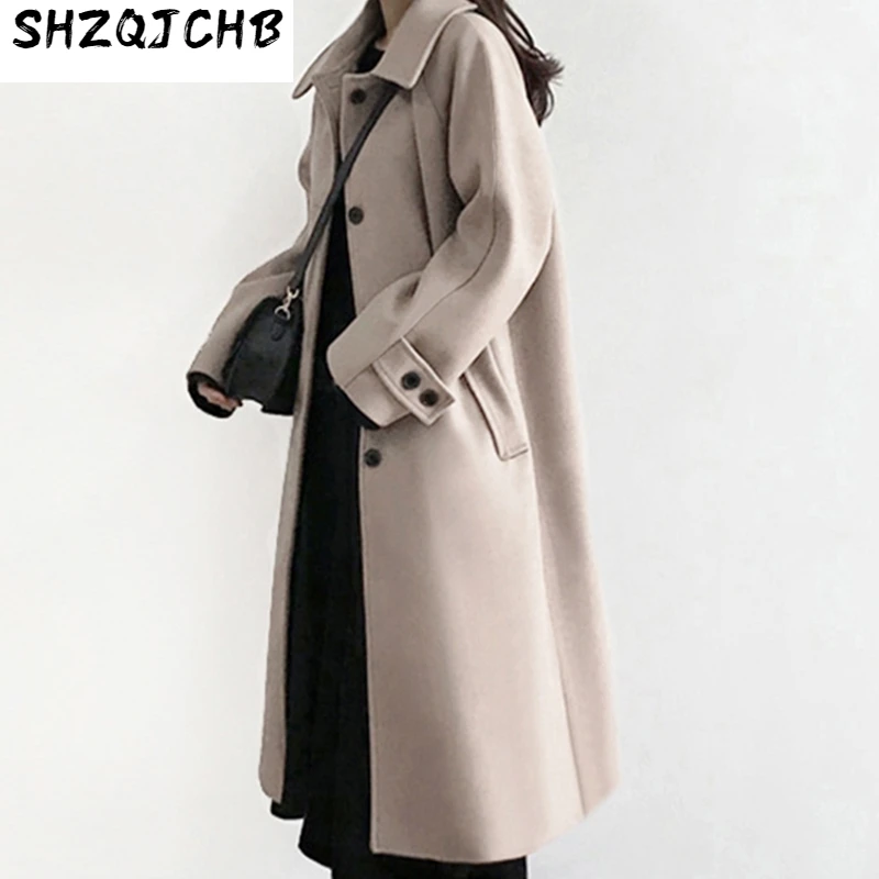 JCHB 2021 Long Wool Coat Women Korean Autumn Winter Jacket Women Fashion Elegant Black Overcoat Abrigos Para Mujer KJ5964
JCHB 2021 Long Wool Coat Women Korean Autumn Winter Jacket Women Fashion Elegant Black Overcoat Abrigos Para Mujer KJ5964