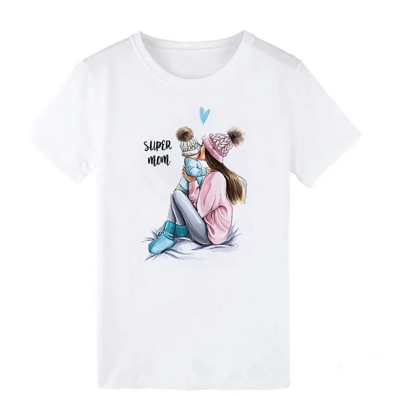 2021 Summer Fashion Mom Daughter Comb Women T Shirt Ulzzang Casual Tshirt Harajuku Kawaii T-shirt Female Top Streetwear Clothing
2021 Summer Fashion Mom Daughter Comb Women T Shirt Ulzzang Casual Tshirt Harajuku Kawaii T-shirt Female Top Streetwear Clothing