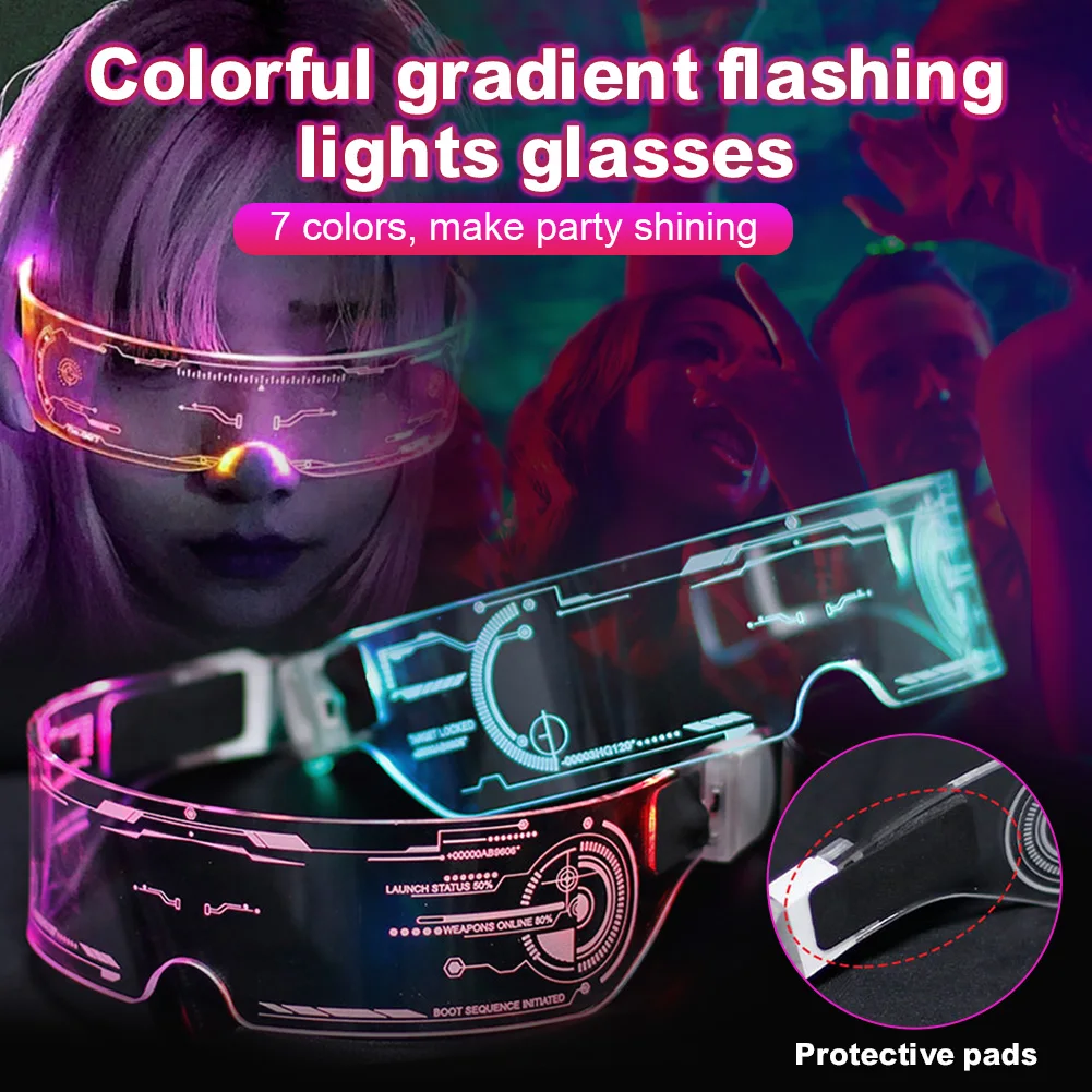 LED Luminous Glasses EL Flashing Neon Bar Party LED Glasses Light Up Glasses Rave Costume Party Decor DJ Sunglasses Party Decor
LED Luminous Glasses EL Flashing Neon Bar Party LED Glasses Light Up Glasses Rave Costume Party Decor DJ Sunglasses Party Decor