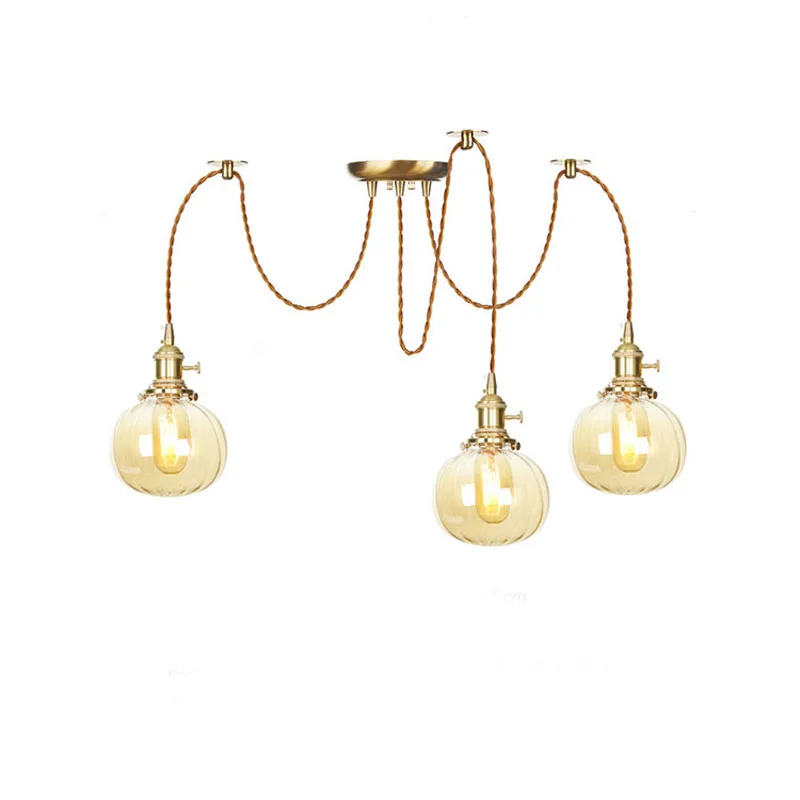 Nordic post-modern simple glass multi-head chandelier creative shopping mall restaurant bar study bedroom pure copper chandelier
Nordic post-modern simple glass multi-head chandelier creative shopping mall restaurant bar study bedroom pure copper chandelier
