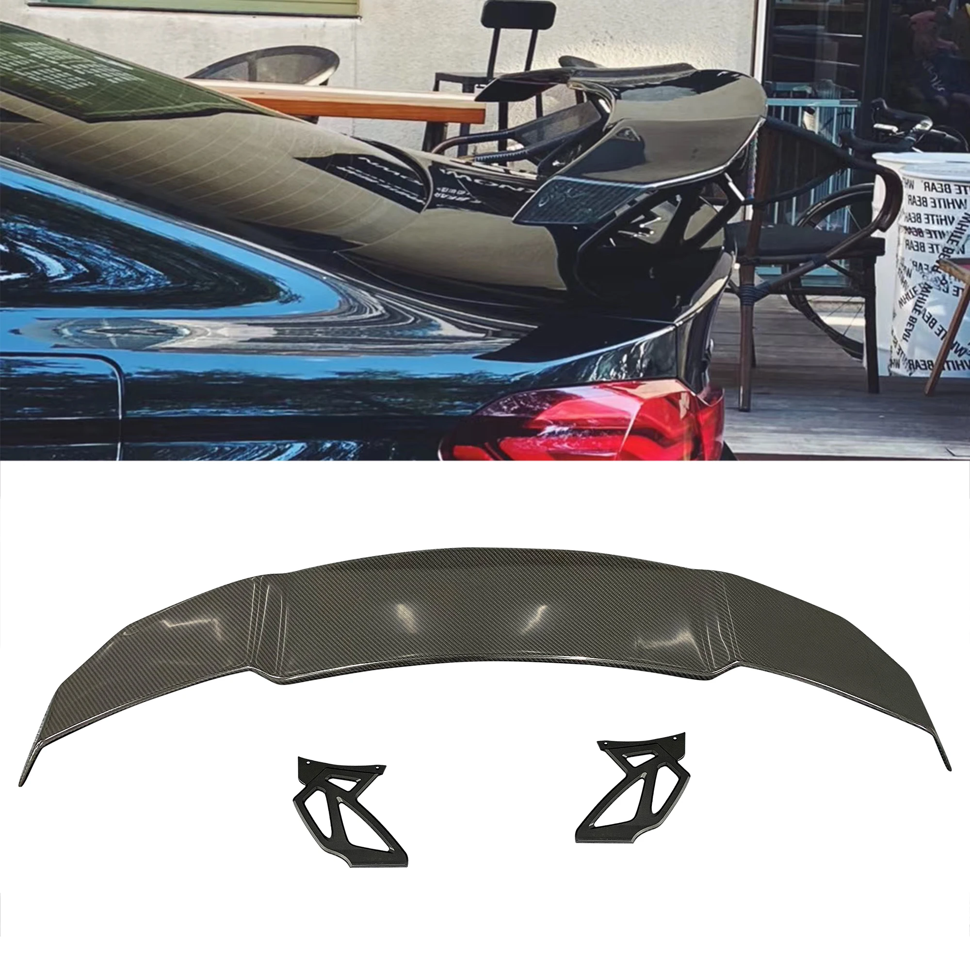 High quality dry carbon fiber V style spoiler for F82 M4 F80 M3 f87 m2 e92 fitment perfect
High quality dry carbon fiber V style spoiler for F82 M4 F80 M3 f87 m2 e92 fitment perfect