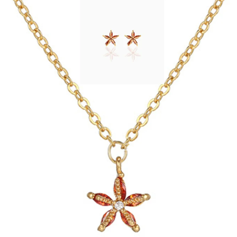 Stainless Steel Sea Animals Jewelry Sets Colored Zircon Hippocampus Dolphin Crab Necklace Earring Woman Trendy Jewelry Accessory
Stainless Steel Sea Animals Jewelry Sets Colored Zircon Hippocampus Dolphin Crab Necklace Earring Woman Trendy Jewelry Accessory