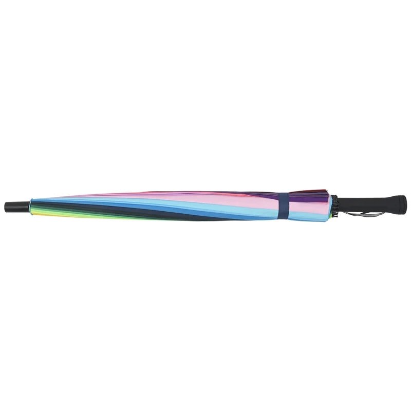 24K Rib Color Rainbow Fashion Long Handle Straight Anti-Uv Sun/Rain Stick Umbrella Manual Big Parasol
24K Rib Color Rainbow Fashion Long Handle Straight Anti-Uv Sun/Rain Stick Umbrella Manual Big Parasol