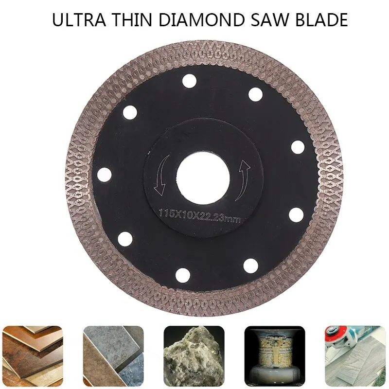 1pc 115mm Diamond Saw Blade Universal Circular Wet Dry Porcelain Tile Thin Cutting Discs Blades Marble Stone Abrasive Tool
1pc 115mm Diamond Saw Blade Universal Circular Wet Dry Porcelain Tile Thin Cutting Discs Blades Marble Stone Abrasive Tool