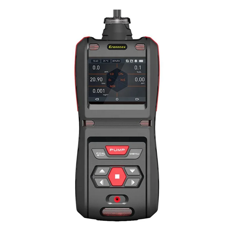 portable 5-in-1 gas detector CO H2S O2 Ex CO2 meters gas analyzers With built-in pump For industry
portable 5-in-1 gas detector CO H2S O2 Ex CO2 meters gas analyzers With built-in pump For industry