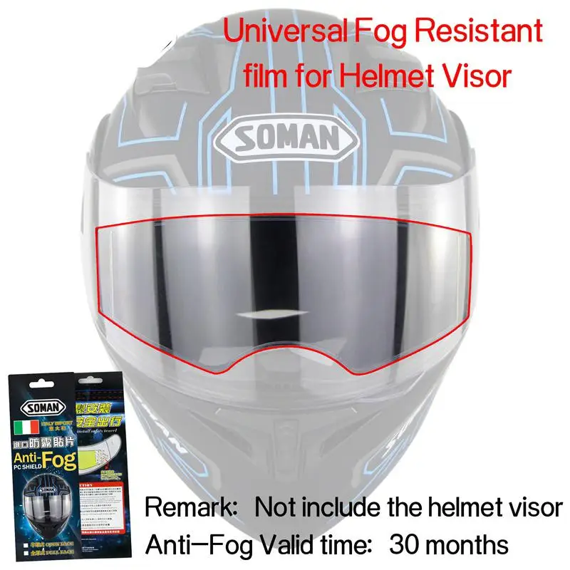 Anti-fog Waterproof Insert Motorcycle Helmet Lens Sticker Universal Clear Rainproof And Anti-fog Film For Motor Helmet Accessory
Anti-fog Waterproof Insert Motorcycle Helmet Lens Sticker Universal Clear Rainproof And Anti-fog Film For Motor Helmet Accessory