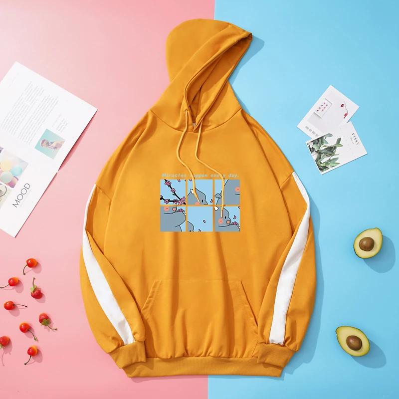Kawaii Bear Cartoon Print Hoodies Sweatshirt Women Autumn Spring New Harajuku Funny Spell Color Spliced Hooded Sudaderas Clothes
Kawaii Bear Cartoon Print Hoodies Sweatshirt Women Autumn Spring New Harajuku Funny Spell Color Spliced Hooded Sudaderas Clothes