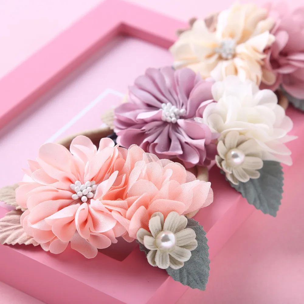Baby Headband Chiffon Flower Leaf Baby Nylon Elastic Lace Hair Band Infant Artificial Pearl Headwear Baby Girls Hair Accessorie
Baby Headband Chiffon Flower Leaf Baby Nylon Elastic Lace Hair Band Infant Artificial Pearl Headwear Baby Girls Hair Accessorie