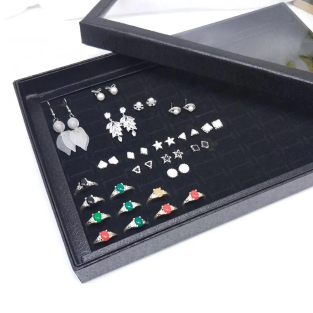 100 Slots Jewelry Showcase Display Pad with Cover Jewelry Organizer Tray Storage Case for Necklace Bracelet Rings Earrings Studs
100 Slots Jewelry Showcase Display Pad with Cover Jewelry Organizer Tray Storage Case for Necklace Bracelet Rings Earrings Studs