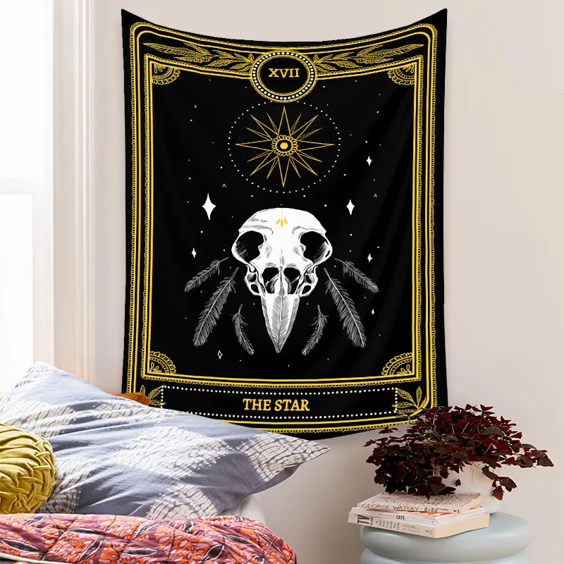 Astrology Tarot The Sun Star Tapestry Wall Hanging Room Decor Hippie Tapestry Cloth Wall Carpet Mat Bedspread Thin Beach Towel
Astrology Tarot The Sun Star Tapestry Wall Hanging Room Decor Hippie Tapestry Cloth Wall Carpet Mat Bedspread Thin Beach Towel