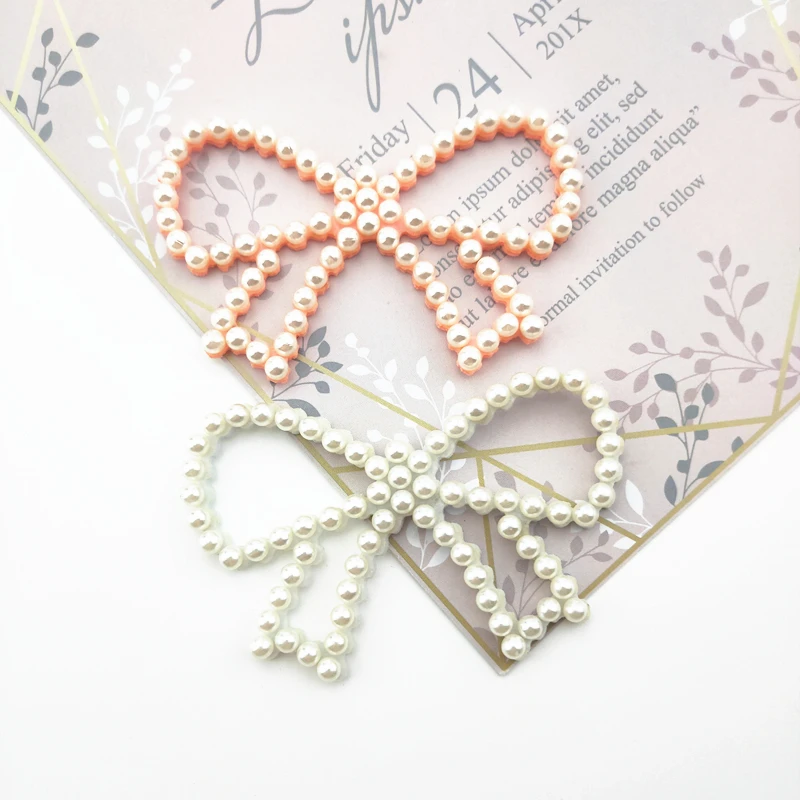 7*4.5cm Pearl Bowknot Padded Appliques For Clothing Headwear Hair Clip Accessories DIY Decor crafts Ornament Accessories
7*4.5cm Pearl Bowknot Padded Appliques For Clothing Headwear Hair Clip Accessories DIY Decor crafts Ornament Accessories