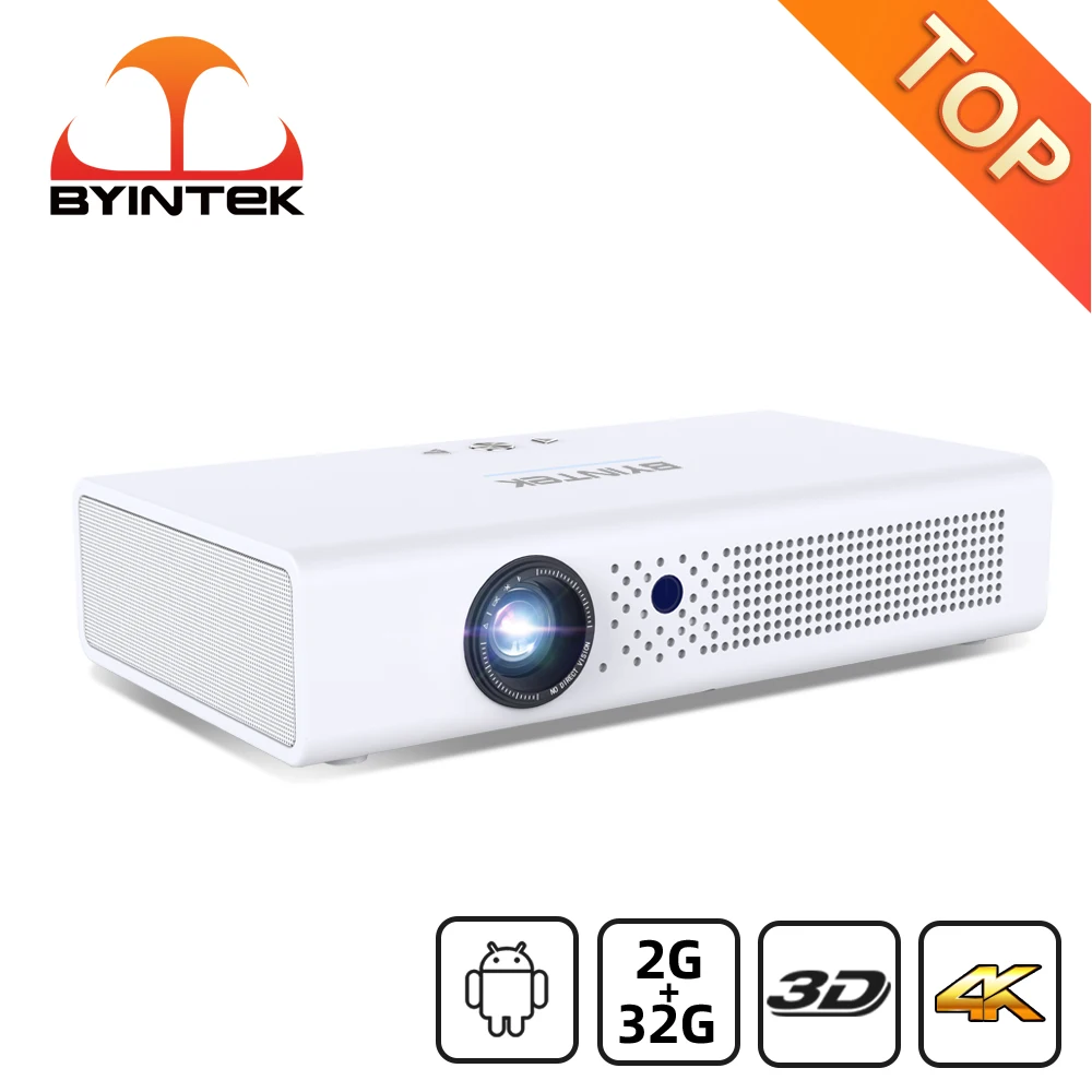 Портативный мини-проектор BYINTEK R19, 1080P, Full HD, 3D, 4K, Wi-Fi, для игр на Android, светодиодный DLP, лазерный, для Мобильный телефон
Портативный мини-проектор BYINTEK R19, 1080P, Full HD, 3D, 4K, Wi-Fi, для игр на Android, светодиодный DLP, лазерный, для Мобильный телефон