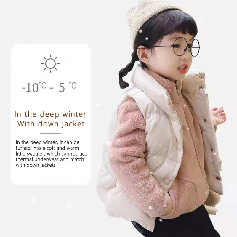 Children's Fleece Flannel hooded Zipper Pocket Autumn Winter Coats Jackets For Girl Thick Warm jacket
Children's Fleece Flannel hooded Zipper Pocket Autumn Winter Coats Jackets For Girl Thick Warm jacket
