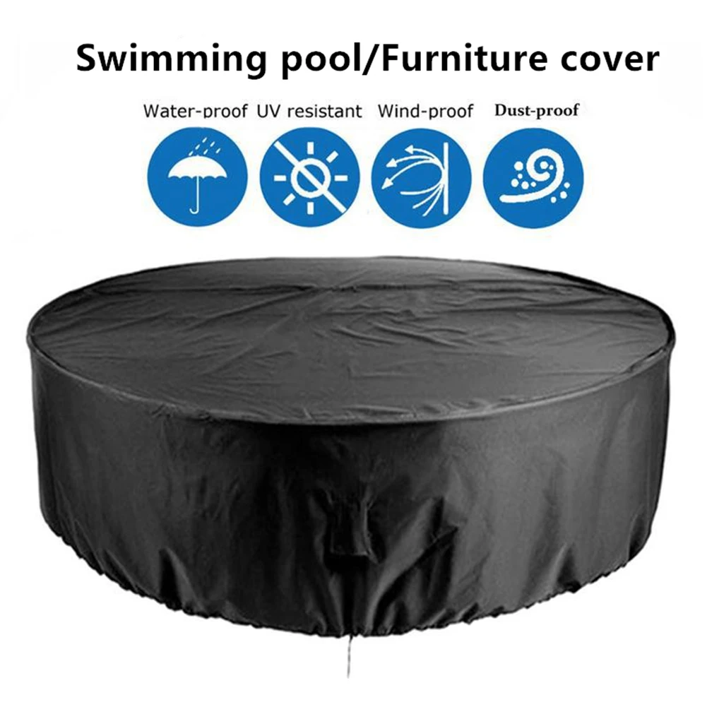 1pc Round Outdoor Swimming Pool Cover Rainproof Dust Case Garden Outdoor Paddling UV-resistant Waterproof Dustproof Cover
1pc Round Outdoor Swimming Pool Cover Rainproof Dust Case Garden Outdoor Paddling UV-resistant Waterproof Dustproof Cover