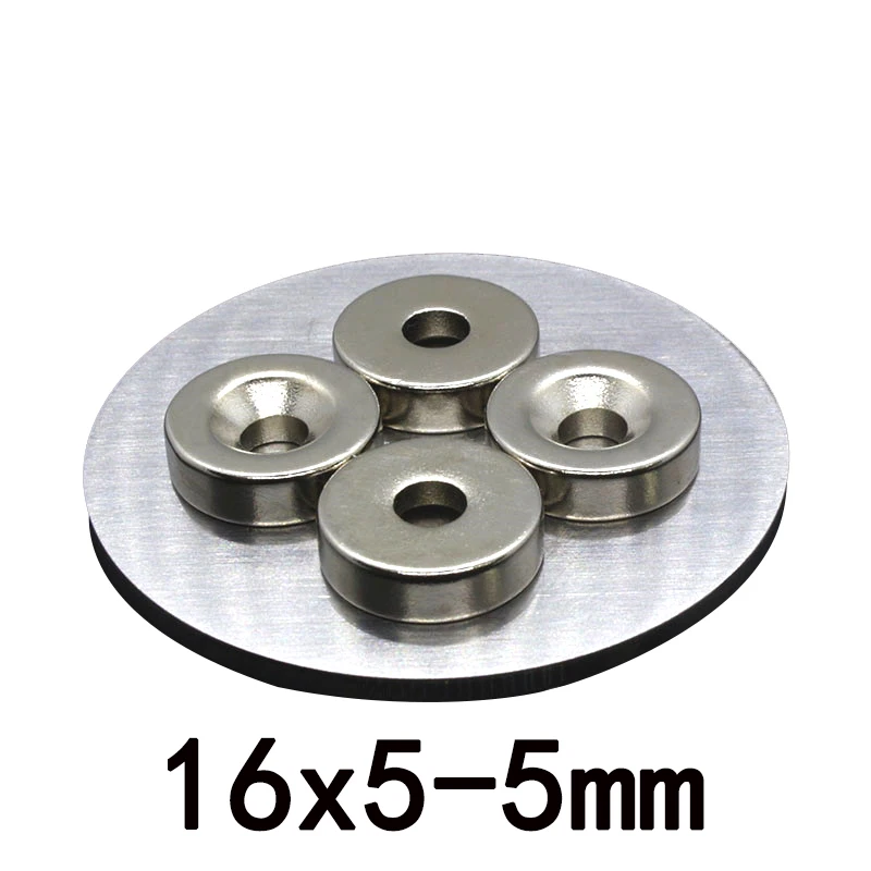 20/40/80 pcs 16x5-5mm Neodymium Magnets Disc 16*5 mm Hole 5mm Permanent Magnet Round Countersunk Magnet
20/40/80 pcs 16x5-5mm Neodymium Magnets Disc 16*5 mm Hole 5mm Permanent Magnet Round Countersunk Magnet