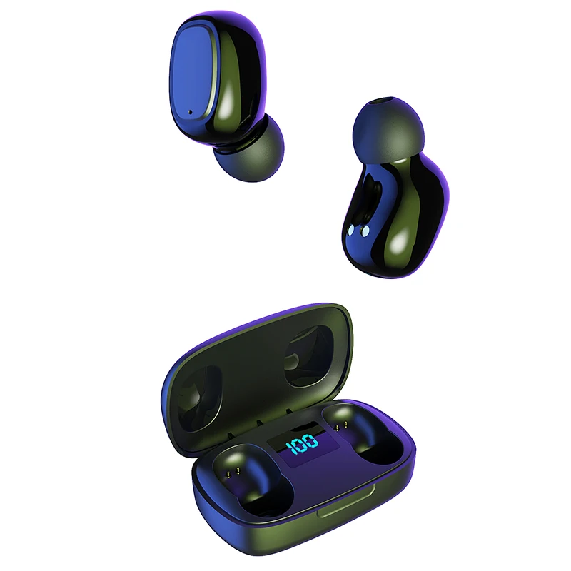 Беспроводные наушники Bluetooth TWS гарнитура 5 0 Blutooth Ear Phone светодиодный дисплей для iOS