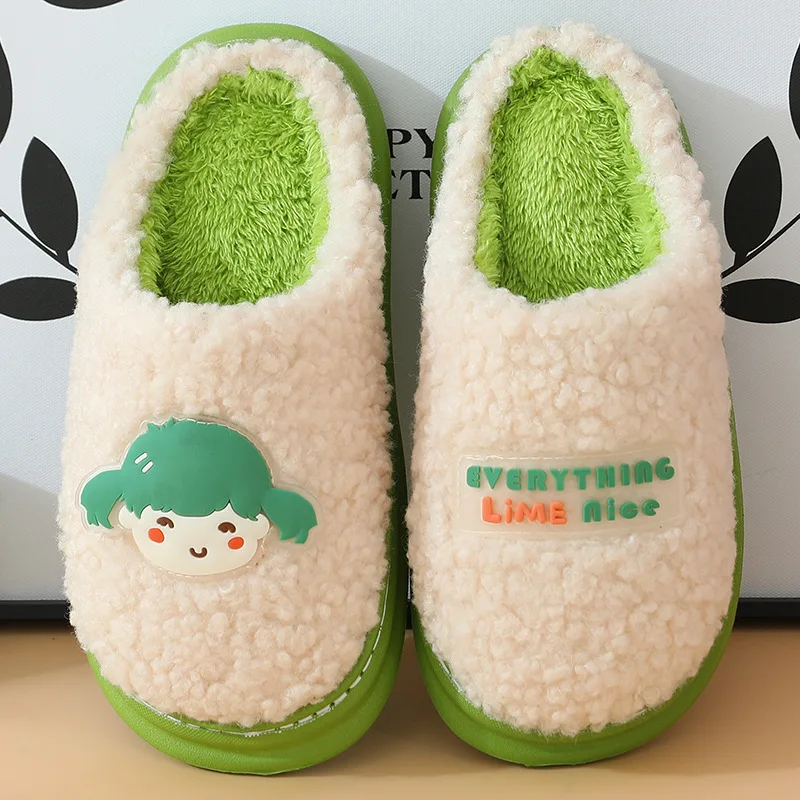 Lovers Winter Slippers Plush Thickened Warmth Home Slippers Comfortable Non-Slip Wear-Resistant Women Shoes Zapatillas De Casa
Lovers Winter Slippers Plush Thickened Warmth Home Slippers Comfortable Non-Slip Wear-Resistant Women Shoes Zapatillas De Casa
