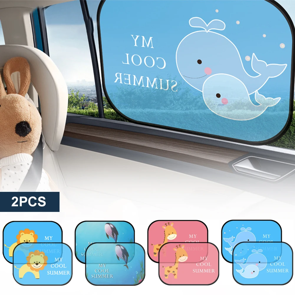 2Pcs Universal Car Window Sunshade Cute Cartoon Car Styling Curtain Visor Anti-UV Block Heat Car Window Baby or Kids Sun Shades
2Pcs Universal Car Window Sunshade Cute Cartoon Car Styling Curtain Visor Anti-UV Block Heat Car Window Baby or Kids Sun Shades