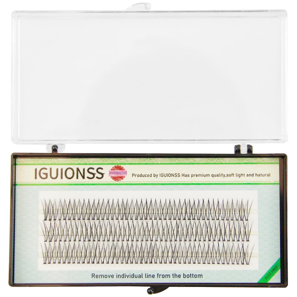 NEW IGUIONSS 129 bundles Natural Fan Eyelashes High Quality False Eye Lashes C Curl Dovetail fly Eyelash Extension
NEW IGUIONSS 129 bundles Natural Fan Eyelashes High Quality False Eye Lashes C Curl Dovetail fly Eyelash Extension