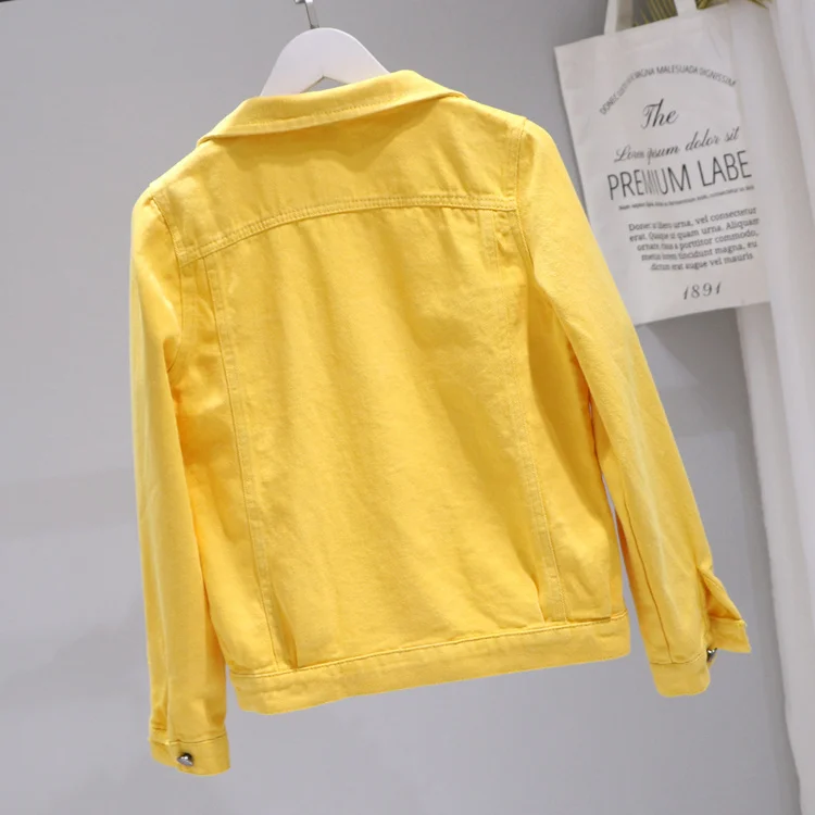 New Spring and Autumn Women's Pure Color Denim Short Coat Student Simple Jeans Jacket Loose Cowboy Coats Outwear
New Spring and Autumn Women's Pure Color Denim Short Coat Student Simple Jeans Jacket Loose Cowboy Coats Outwear