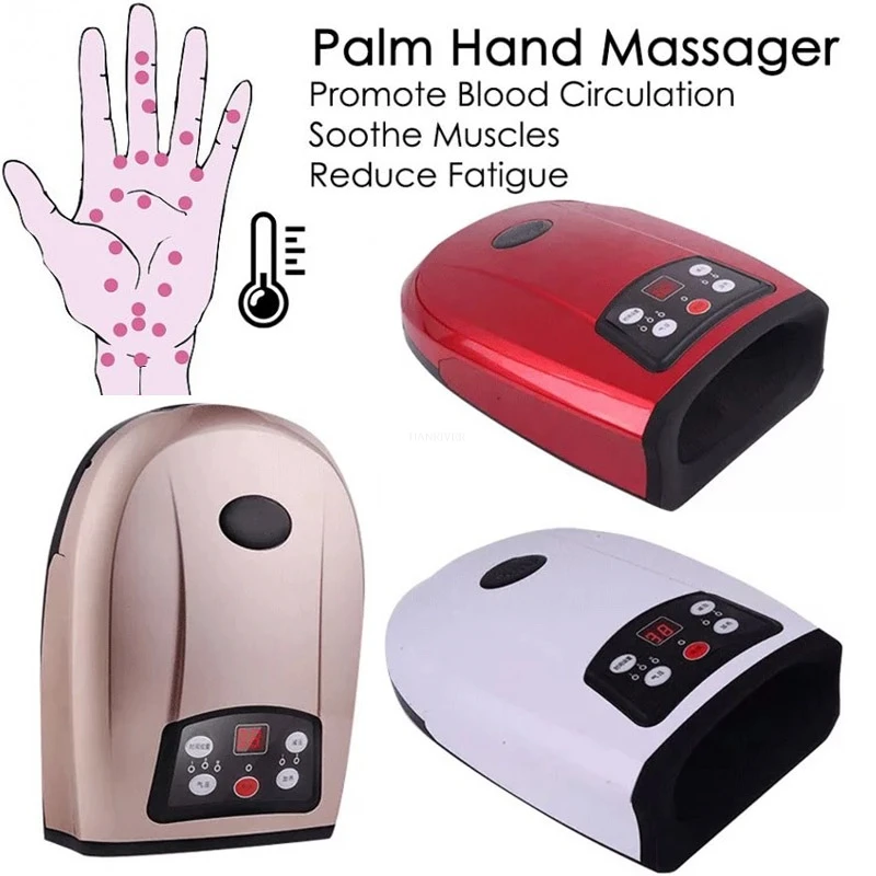 

Electric Acupressure Palm Hand Massager Protector Beauty Hand Care Relax Tools Finger Spa Numbness Pain Relief Office Home