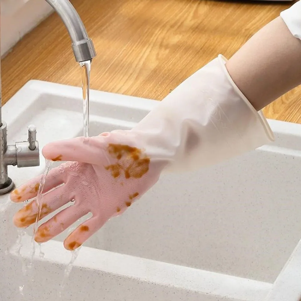 1 Pair Waterproof Rubber Latex Dishwashing Gloves Kitchen Cleaning Waterproof Gloves S M L Housekeeping Glove
1 Pair Waterproof Rubber Latex Dishwashing Gloves Kitchen Cleaning Waterproof Gloves S M L Housekeeping Glove