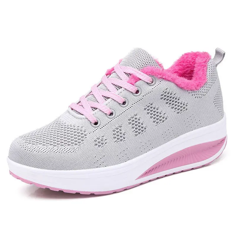 RISTOP Fashion New Plus Velvet Platform Rocking Shoes Women's Non-Slip All-Match Lace-Up Casual Shoes Warm And High Sports Shoes
RISTOP Fashion New Plus Velvet Platform Rocking Shoes Women's Non-Slip All-Match Lace-Up Casual Shoes Warm And High Sports Shoes