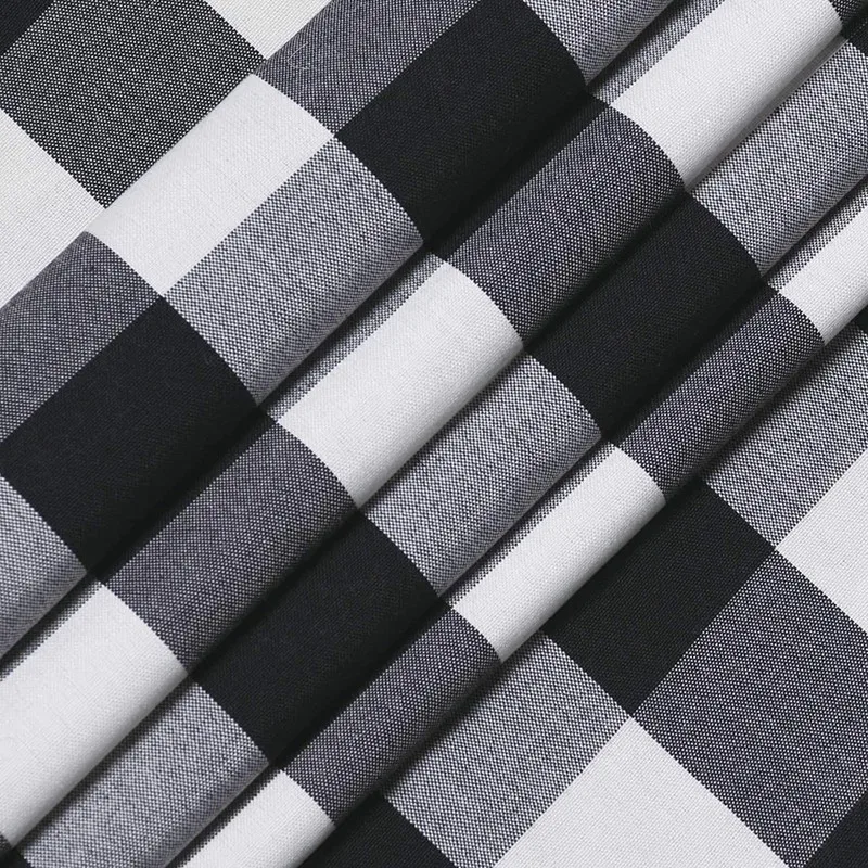 Buffalo Plaid Valances for Kitchen Farmhouse Check Plaid Valances for Window Treatment Decor (Black and White)
Buffalo Plaid Valances for Kitchen Farmhouse Check Plaid Valances for Window Treatment Decor (Black and White)