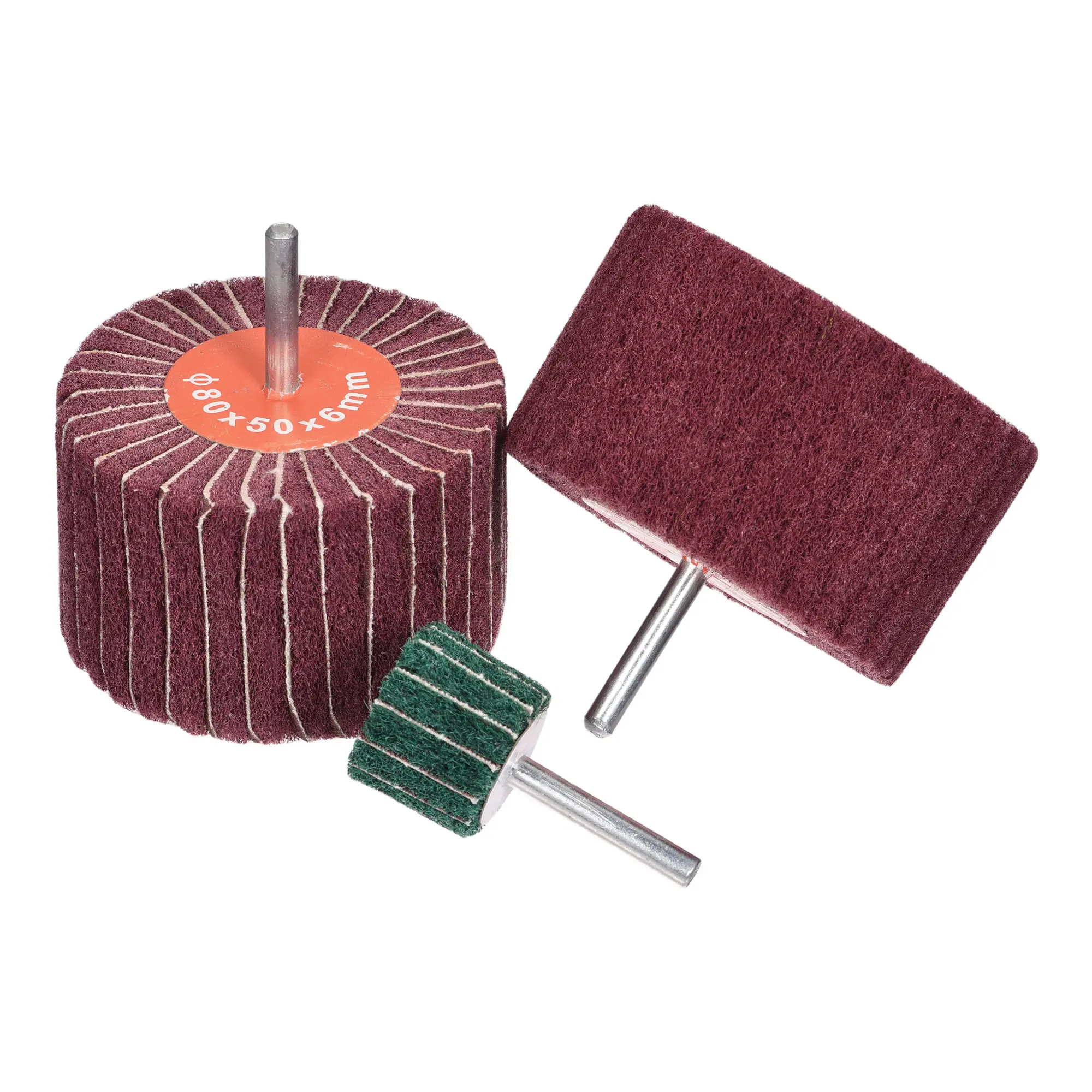Uxcell 3 Sizes Abrasive Wheel Set Cylindrical Head Nylon Fiber Polishing Wheels 30x25mm/80x50mm/80x50mm Green, Red
Uxcell 3 Sizes Abrasive Wheel Set Cylindrical Head Nylon Fiber Polishing Wheels 30x25mm/80x50mm/80x50mm Green, Red