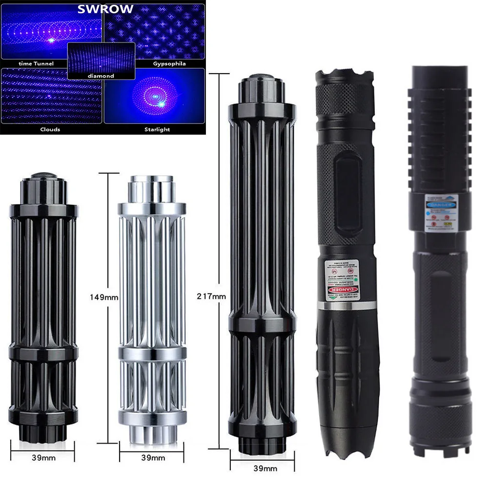 Powerful blue laser flashlight 450nm high-power combustion laser 10000m ultra-far radiation adjustable focus combustion laser
Powerful blue laser flashlight 450nm high-power combustion laser 10000m ultra-far radiation adjustable focus combustion laser