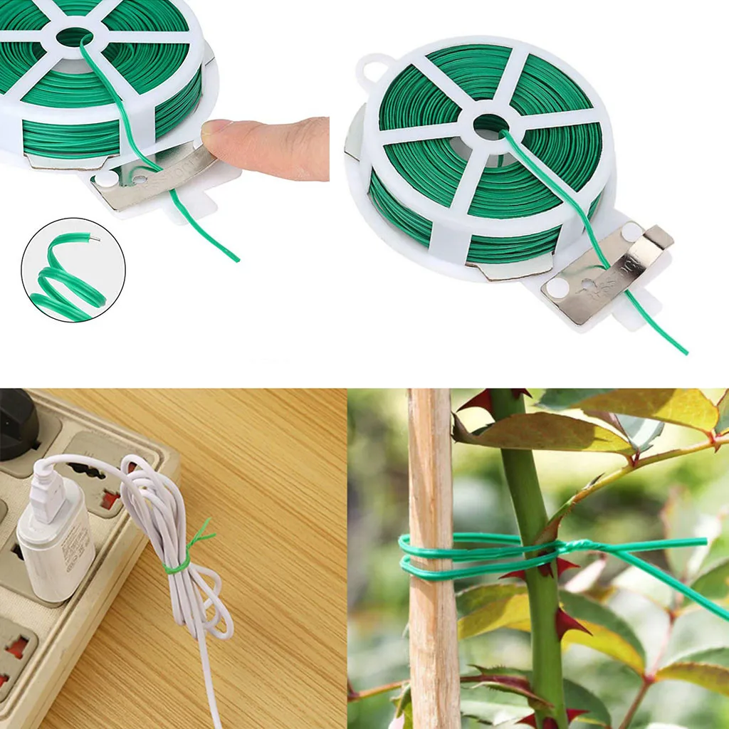 Kitchen Bag Gardening Plant Green Tie Wire Roll With Wire Cutter 20/30/50 Birdcage Shape Wall Hanging Planting Bags #2020
Kitchen Bag Gardening Plant Green Tie Wire Roll With Wire Cutter 20/30/50 Birdcage Shape Wall Hanging Planting Bags #2020