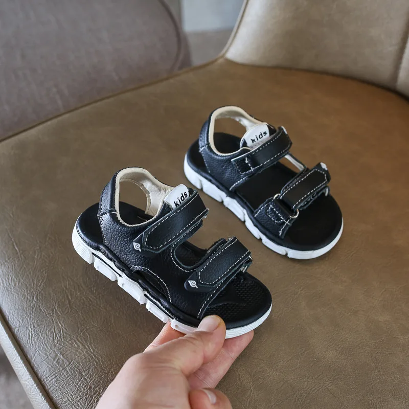 New Summer Boy Sandals Children's PU Leather Beach Shoes Baby Fashion Soft-soled Shoes Size 21-30
New Summer Boy Sandals Children's PU Leather Beach Shoes Baby Fashion Soft-soled Shoes Size 21-30