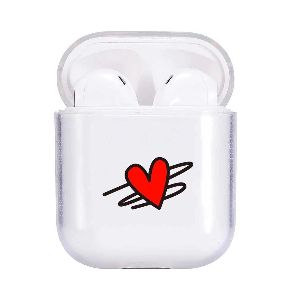Earphone Case For Airpods 1 2 Shockproof Soft Silicone Cover For AirPods 1 2 Clear Love Heart Pattern Protector Case Accessories
Earphone Case For Airpods 1 2 Shockproof Soft Silicone Cover For AirPods 1 2 Clear Love Heart Pattern Protector Case Accessories