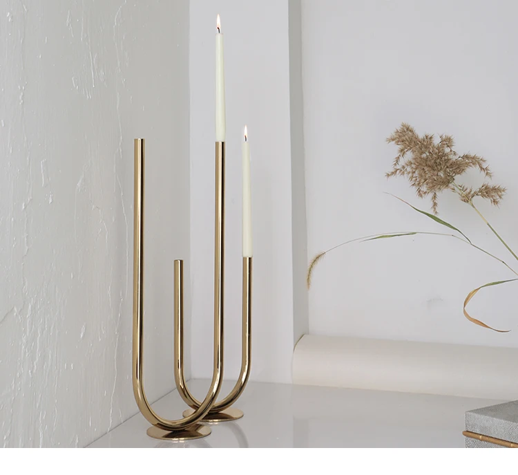 Modern Luxury Candle Holder Wrought Iron Golden Candle Holder Nordic Glamour Simple Mariage Marocai Decoration for Home WB50ZT 
Modern Luxury Candle Holder Wrought Iron Golden Candle Holder Nordic Glamour Simple Mariage Marocai Decoration for Home WB50ZT