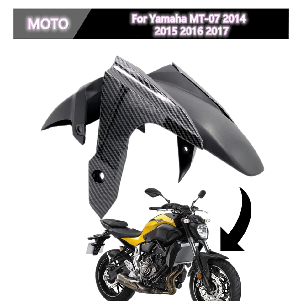 Мотоциклетные аксессуары для Yamaha MT-07 MT07 2014 2015 2016 углеродное паяние, переднее крыло, брызговик
Мотоциклетные аксессуары для Yamaha MT-07 MT07 2014 2015 2016 углеродное паяние, переднее крыло, брызговик