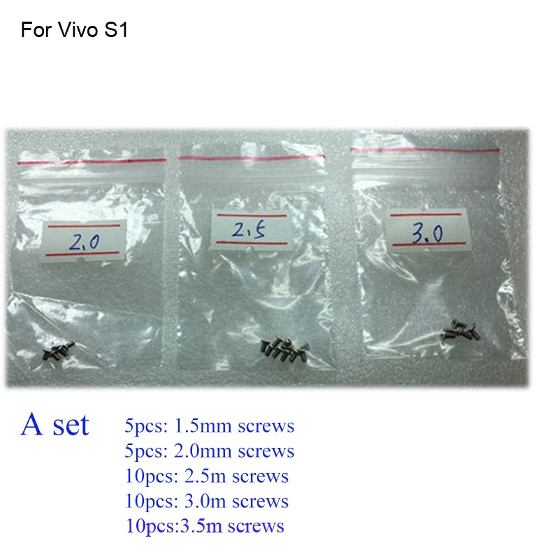 

30PCS a set Silver Screw For Vivo S1 mainboard motherboard Cover Screws Repair Parts For Vivo S 1