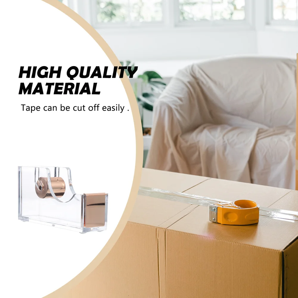 1pc Premium Desktop Tape Dispenser Non-Skid Base Acrylic Tape Cutter Tape Seat
1pc Premium Desktop Tape Dispenser Non-Skid Base Acrylic Tape Cutter Tape Seat