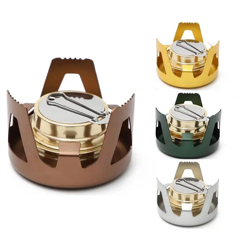 Outdoor Ultra-Light Portable Alcohol Stove Mini Solid Alcohol Block Stove Firepower Adjustment with Alcohol Stove Bracket
Outdoor Ultra-Light Portable Alcohol Stove Mini Solid Alcohol Block Stove Firepower Adjustment with Alcohol Stove Bracket
