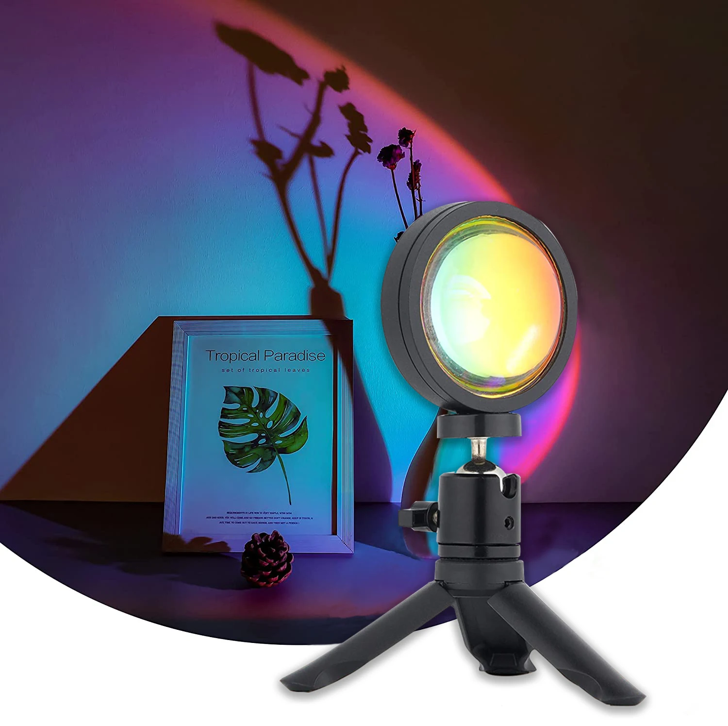 LED Sunset Lamp Projector Night Light Sunset Red Projection Led Desk Lamp for Bedroom Atmosphere Rainbow Lamp Decoration Light
LED Sunset Lamp Projector Night Light Sunset Red Projection Led Desk Lamp for Bedroom Atmosphere Rainbow Lamp Decoration Light