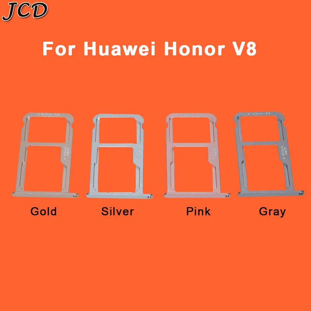 Лоток для SIM-карты JCD Huawei Honor V8 V9/8 Pro V10/View V10 6C Pro/Honor V9 Play держатель Sim-карты