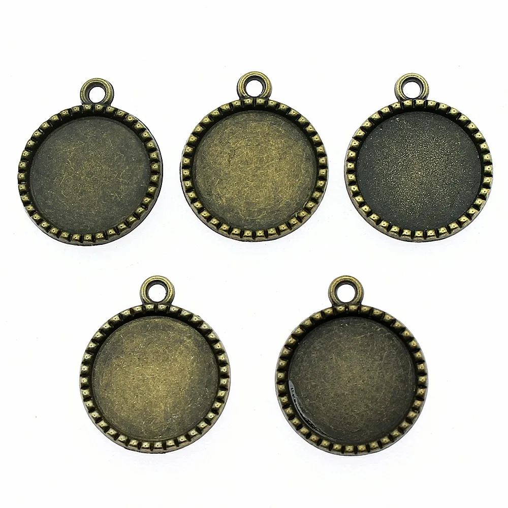 15pcs Fit 18mm Round Cabochon Antique Bronze Color Cabochon Base Setting Collection Pendant For Jewelry Making
15pcs Fit 18mm Round Cabochon Antique Bronze Color Cabochon Base Setting Collection Pendant For Jewelry Making