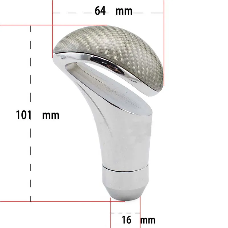 Car Gear Lever Knob Head Carbon Fiber Gear Head Modification Aluminum Alloy Universal Black/Silver Car Decoration Modification
Car Gear Lever Knob Head Carbon Fiber Gear Head Modification Aluminum Alloy Universal Black/Silver Car Decoration Modification
