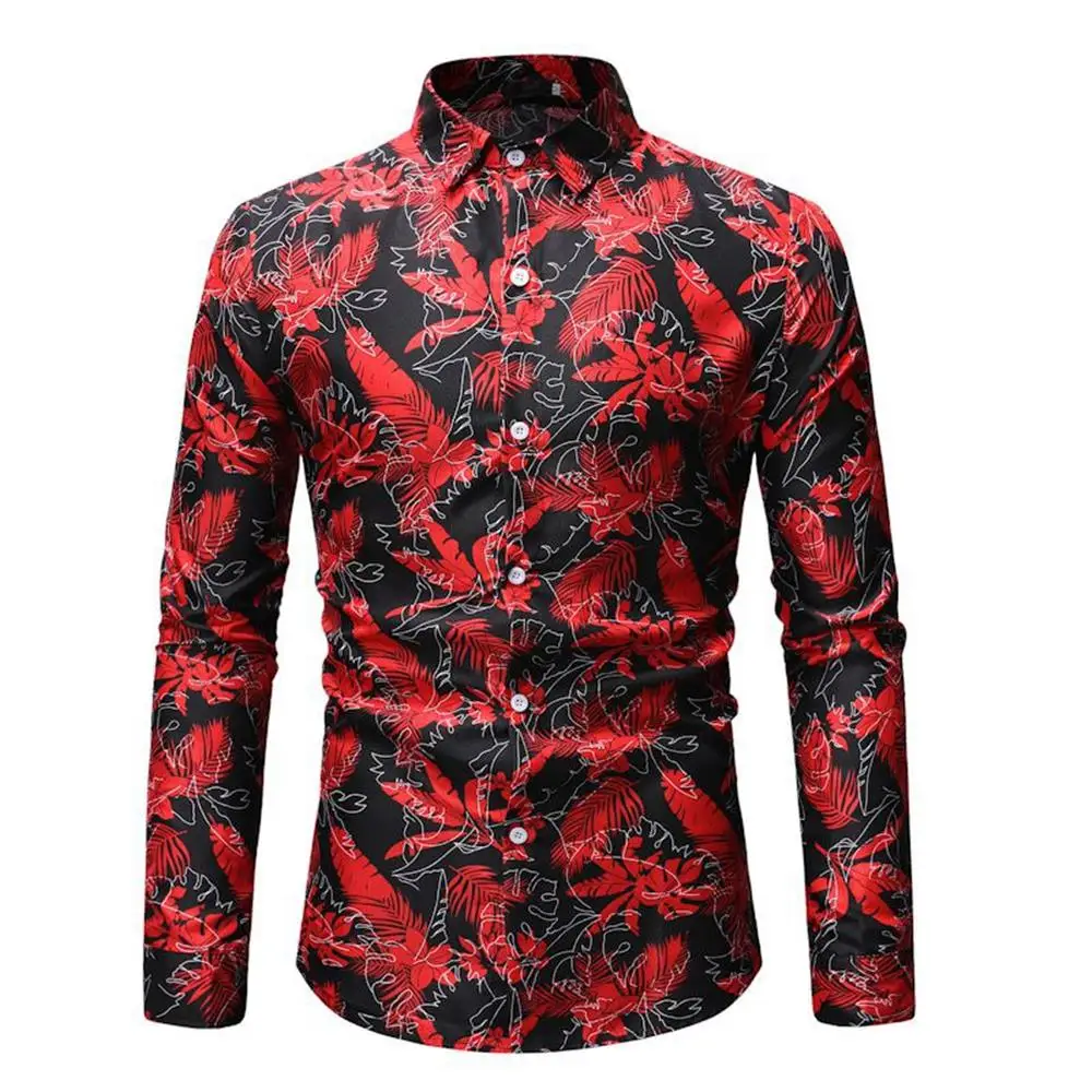 Golden Print Retro Blouses Cardigan Mens Hawaii Long Sleeve Shirts Buttons Casual Tops Slim Fit Autumn Spring Fashion Blouse
Golden Print Retro Blouses Cardigan Mens Hawaii Long Sleeve Shirts Buttons Casual Tops Slim Fit Autumn Spring Fashion Blouse