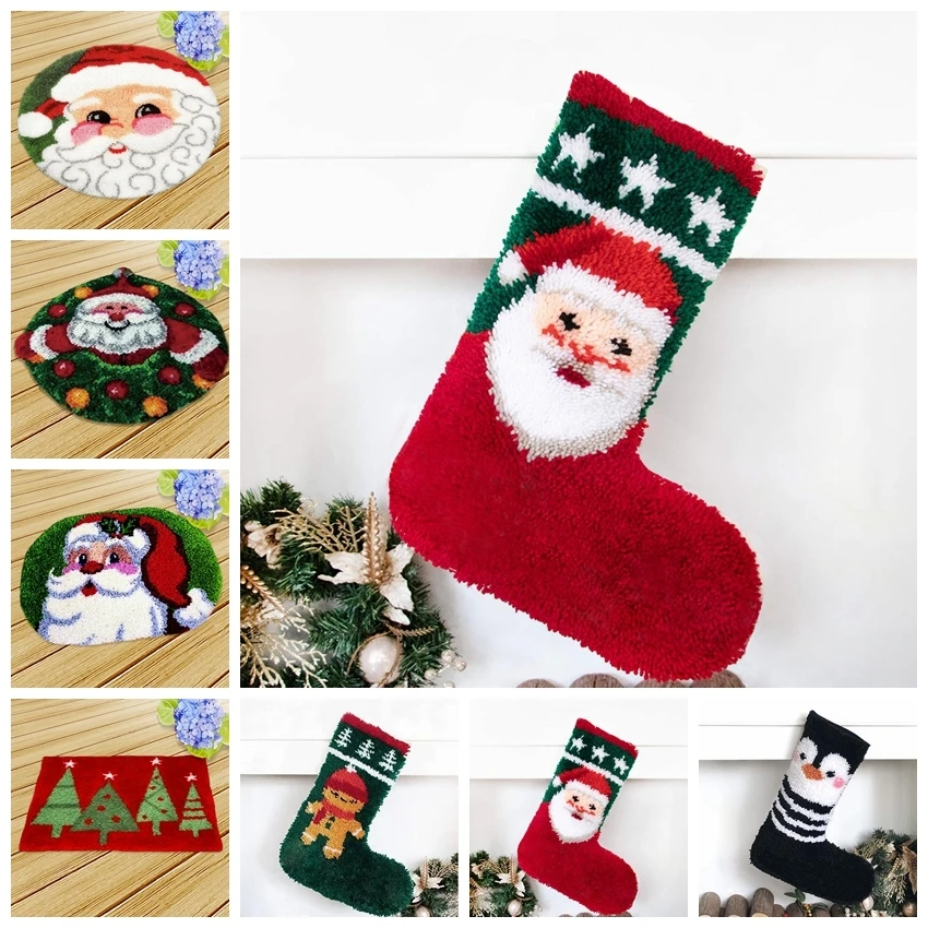 Diy Quality Christmas Knooppakket Latch Hook Kits DIY Gift European And American Style Smyrna Latch Hook Cushion Needlework Mat
Diy Quality Christmas Knooppakket Latch Hook Kits DIY Gift European And American Style Smyrna Latch Hook Cushion Needlework Mat
