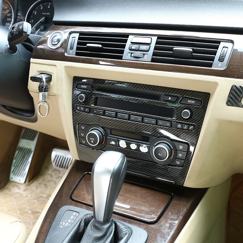 For BMW E90 3 Series 2005-2012 Carbon Fiber ABS Car Center Control Air Conditioning Volume Adjustment Decorative Frame
For BMW E90 3 Series 2005-2012 Carbon Fiber ABS Car Center Control Air Conditioning Volume Adjustment Decorative Frame