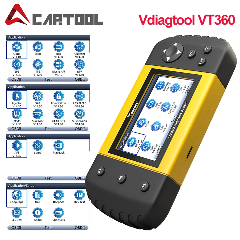 obd2 car diagnostic tool Vdiagtool VT360 OBD2 Code reader Scanner Tool Key Programmer DHL Free Shipping
obd2 car diagnostic tool Vdiagtool VT360 OBD2 Code reader Scanner Tool Key Programmer DHL Free Shipping