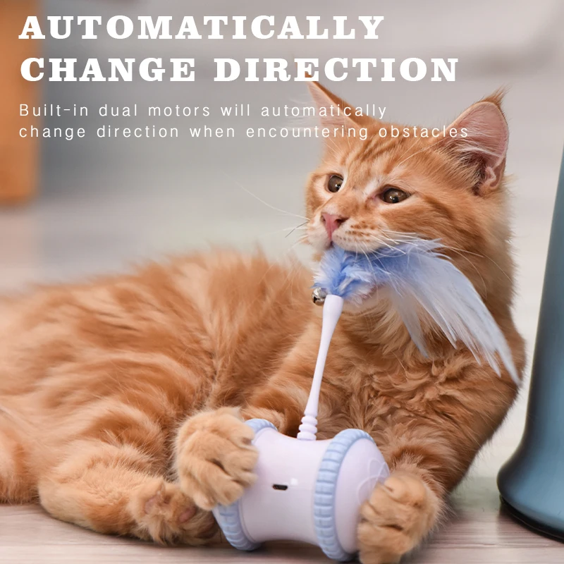 Interactive Pet Dog Cat Electric Toy Micro USB Powered Tumbler Automatically Change Direction Teasing Wand Ball Rotating Wheels
Interactive Pet Dog Cat Electric Toy Micro USB Powered Tumbler Automatically Change Direction Teasing Wand Ball Rotating Wheels