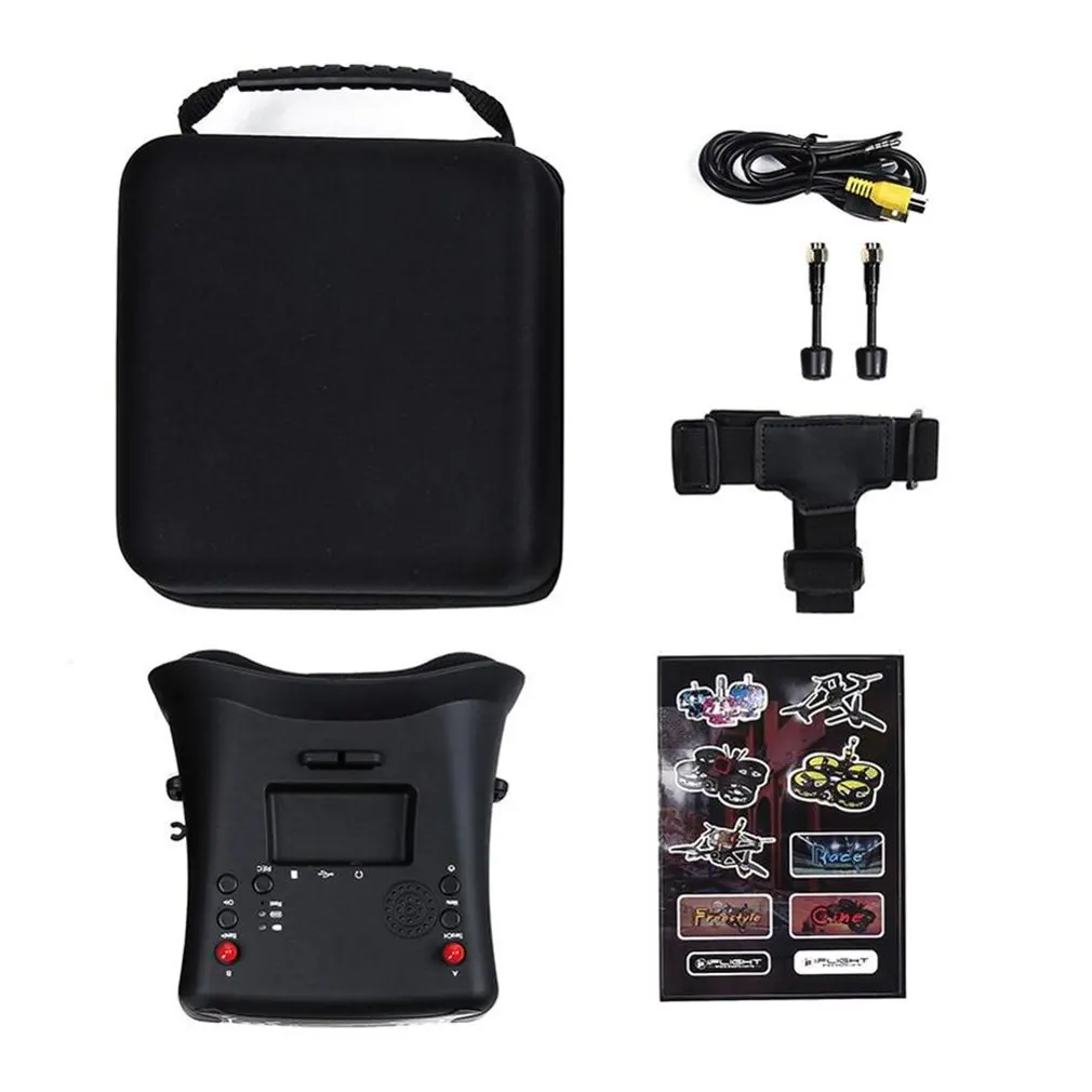 IFlight 4,3-дюймовые очки FPV NTSC 40CH 5,8 ГГц с функцией DVR Встроенный 3,7 В 5,8 ГГц 40ch приемник для FPV части
IFlight 4,3-дюймовые очки FPV NTSC 40CH 5,8 ГГц с функцией DVR Встроенный 3,7 В 5,8 ГГц 40ch приемник для FPV части