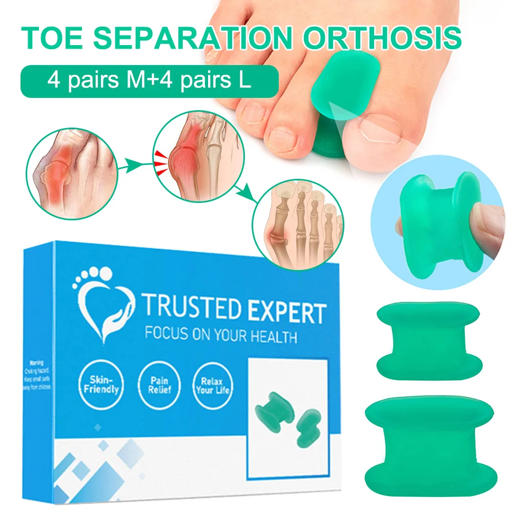 Toe Separators for Bunion Overlapping Toes Big Toe Alignment Washable Stretchy Toe Corrector and Spacer for Men Women Shipping
Toe Separators for Bunion Overlapping Toes Big Toe Alignment Washable Stretchy Toe Corrector and Spacer for Men Women Shipping